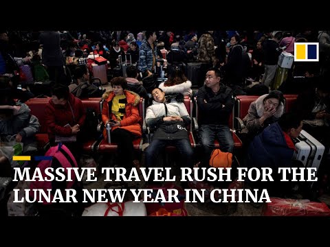 World’s largest annual human migration underway in China for Lunar New Year