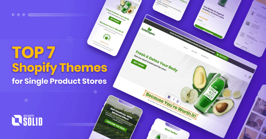 top 7 single product Shopify themes