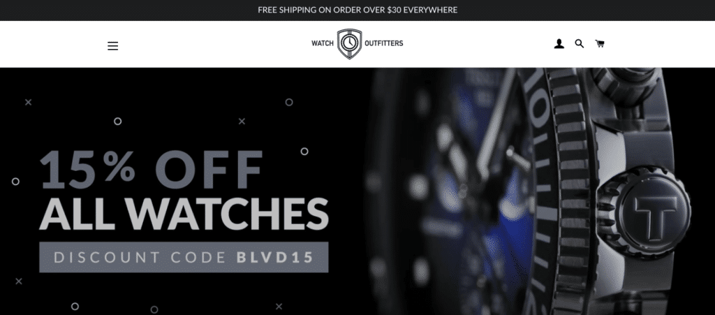 watch outfitters, top dropshipping stores for watch