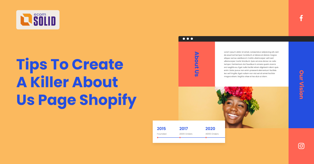 about us page shopify, how to create a killer about us page on shopify store, ecomsolid