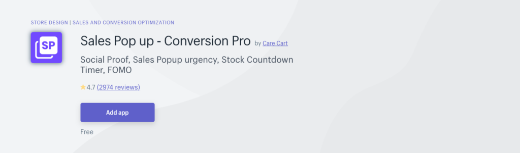 Sales Pop up and Conversion Pro