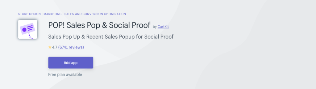 pop sales pop and social proof